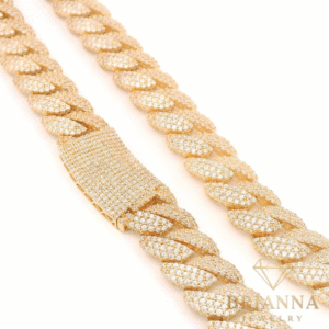 14k Hollow Cuban Chain Full CZ Monaci Chelsea (12MM / 24” Inches)  –
Brianna Jewelry joya brianna jewelry