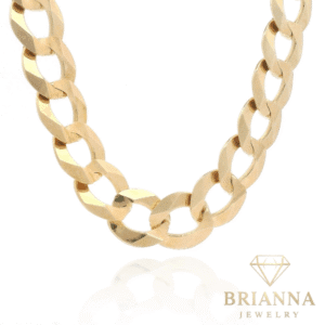 14k Solid Cuban Curb Chain (11MM – 26” Inches) – Brianna Jewelry joya brianna jewelry