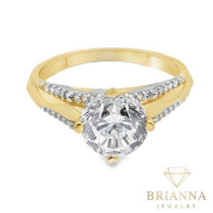 14K Women’s CZ Engagement Ring – Brianna Jewelry joya brianna jewelry