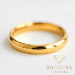 14k Men Solid Band Wedding Ring (3.7MM) – Brianna Jewelry joya brianna jewelry