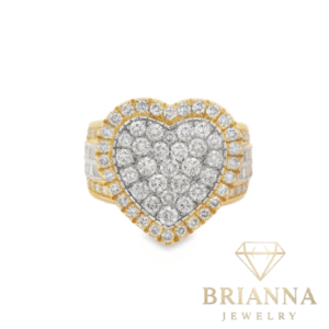 14 K JUMBO Heart VVS Diamond 💎 Ring – Brianna Jewelry joya brianna jewelry