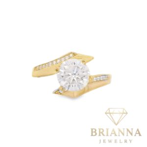 14K Women’s CZ Style Engagement Ring – Brianna Jewelry joya brianna jewelry
