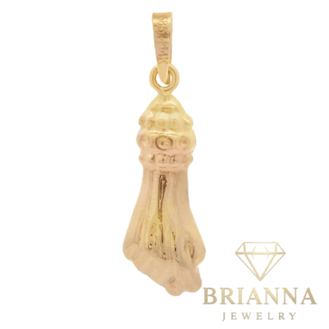14K Gold Azabache Pendant – Brianna Jewelry joya brianna jewelry