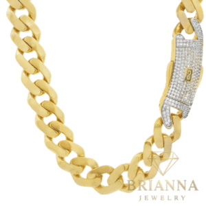 14k Hollow Cuban MONACI Chain (12.8MM – 22” Inches) – Brianna Jewelry joya brianna jewelry