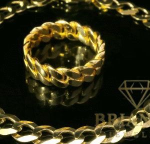 14 K Solid Cuban Curb Bracelet for Men (7MM) + Cuban Ring – Brianna Jewelry joya brianna jewelry