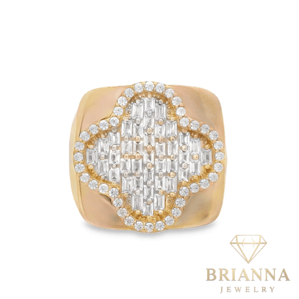 14K Clover Ring – Brianna Jewelry joya brianna jewelry