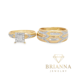 14k Trio Set Diamond 💎 Ring – Brianna Jewelry joya brianna jewelry