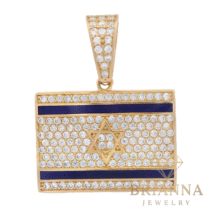 14k Israel 🇮🇱 Pendant (1” Inch) – Brianna Jewelry joya brianna jewelry