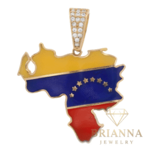 14k Venezuela Pendant 🇻🇪 (1.2” Inches) – Brianna Jewelry joya brianna jewelry