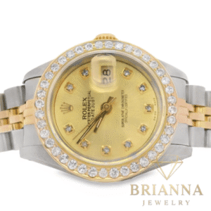Women Rolex Watch Gold Color Dial With 💎 Diamonds and Diamond Bezel 26 –
Brianna Jewelry joya brianna jewelry