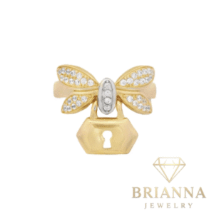 14K Women Butterfly Lock Purse Ring – Brianna Jewelry joya brianna jewelry