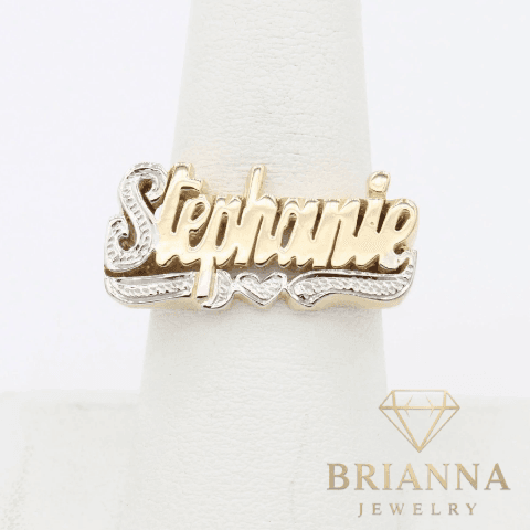 14 K Women Custom Name Ring ๐โโ๏ธ โ Brianna Jewelry joya brianna jewelry