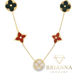 14K Women Multicolor Fancy Choker – Brianna Jewelry joya brianna jewelry