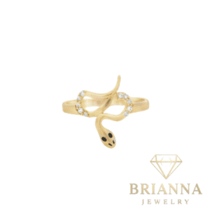 14K Women Snake Fancy Ring – Brianna Jewelry joya brianna jewelry