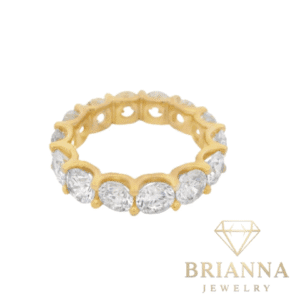 14K Eternity Ring 6.25 CT💎 VVS Diamonds lab Grown – Brianna Jewelry joya brianna jewelry