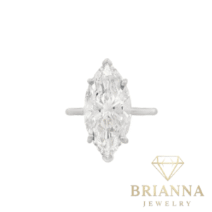 14K White Gold Marquise Cut Diamond 5.6 CT💎 VVS Diamond Lab Grown Ring –
Brianna Jewelry joya brianna jewelry