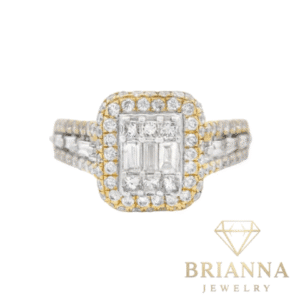 14K Women Square VS Diamond 💎 Engagement Ring – Brianna Jewelry joya brianna jewelry