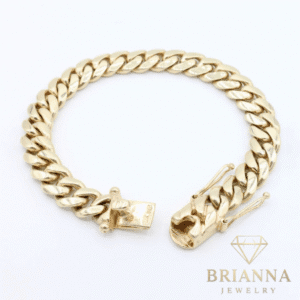 14 k Miami SOLID Cuban Bracelet (11.5MM) – Brianna Jewelry joya brianna jewelry