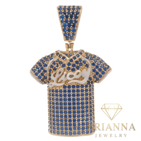 14k Licey Jersey Pendant – Brianna Jewelry joya brianna jewelry