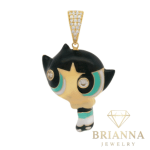 14K PP Bellota Hollow Pendant (1.6” Inches) – Brianna Jewelry joya brianna jewelry