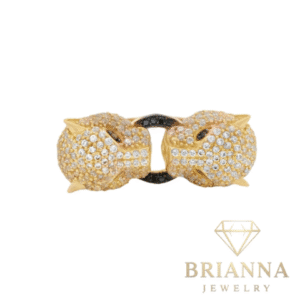 14K Double Panther Ring – Brianna Jewelry joya brianna jewelry