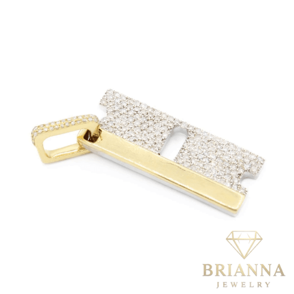 14K Razor Blade Diamond’s Pendant – Brianna Jewelry joya brianna jewelry