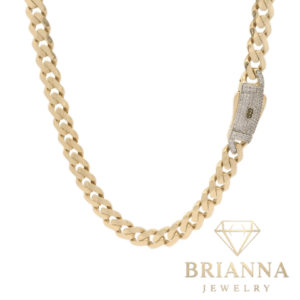 14k Hollow Cuban MONACI Chain (6.8MM – 20” Inches) – Brianna Jewelry joya brianna jewelry