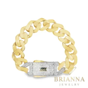 14K Hollow Cuban Monaci Bracelet (16.7MM) – Brianna Jewelry joya brianna jewelry