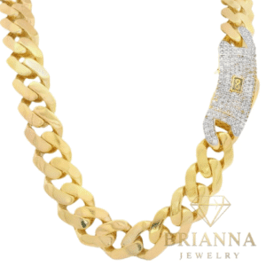 14k Hollow Cuban MONACI Chain (11MM / 20” Inches) – Brianna Jewelry joya brianna jewelry