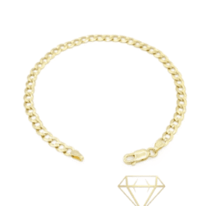 14 K Men’s Solid Cuban Bracelet (3.5MM) – Brianna Jewelry joya brianna jewelry