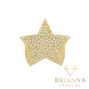 14K Star CZ Ring – Brianna Jewelry joya brianna jewelry