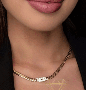 14 k Hollow Cuban MONACI Choker for Women (5MM / 16″ Inches) 🤩 – Brianna Jewelry joya brianna jewelry