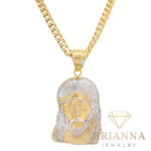 14K Jesus Pendant w/ Miami Hollow Cuban Chain (3.8MM – 26” Inches)  –
Brianna Jewelry joya brianna jewelry