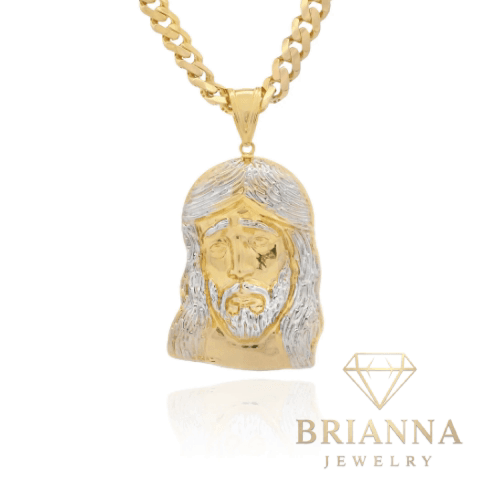 14k Jesus Two Tone Face Pendant W/ Hollow Cuban Monaci Chain (7MM / 20 –
Brianna Jewelry joya brianna jewelry