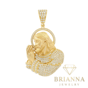 14K Jesus CZ Pendant (2” Inches) – Brianna Jewelry joya brianna jewelry