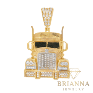 14k truck CZ Pendant – Brianna Jewelry joya brianna jewelry