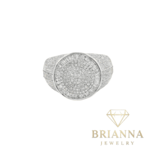 14K White Round Diamond Ring 💎 – Brianna Jewelry joya brianna jewelry