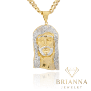 14k Jesus Face Two Tone Pendant W/ Hollow Cuban Monaci Chain (6.8MM / –
Brianna Jewelry joya brianna jewelry