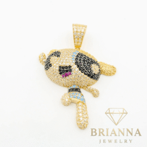 14K PP Burbuja Pendant (1.8” Inches) – Brianna Jewelry joya brianna jewelry