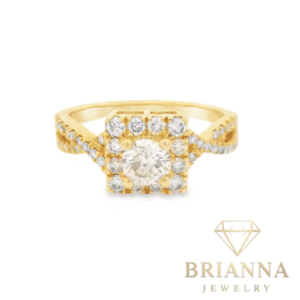 14K Women Square VS Diamond 💎 Ring – Brianna Jewelry joya brianna jewelry