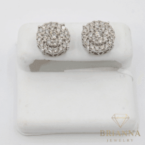 14k (11MM) Jumbo Round Diamond Earrings 💎 – Brianna Jewelry joya brianna jewelry