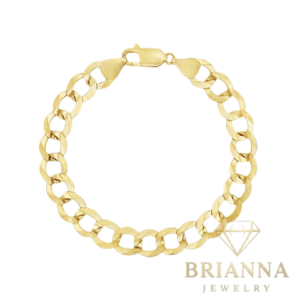 14K Solid Cuban Curb Bracelet for Men (9.5MM) – Brianna Jewelry joya brianna jewelry