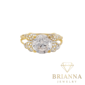 14K Women’s CZ Butterfly Engagement Ring – Brianna Jewelry joya brianna jewelry
