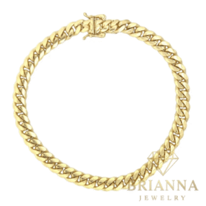 14K Solid Miami Cuban Bracelet (6MM) – Brianna Jewelry joya brianna jewelry
