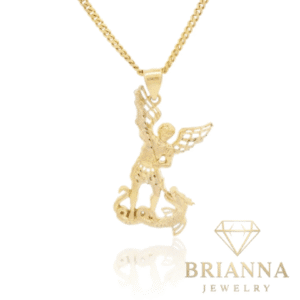 14k San Miguel Pendant W/ Cuban Miami SOLID Chain (2.5MM / 24” inches) –
Brianna Jewelry joya brianna jewelry