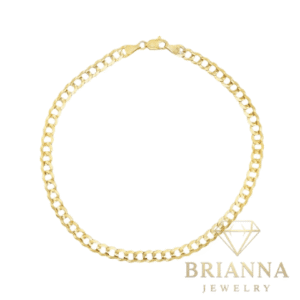 14k Solid Cuban Curb Bracelet (4.5MM – 8″ Inches) – Brianna Jewelry joya brianna jewelry