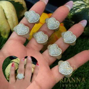 14 K Cz 💛 Big Heart Ring – Brianna Jewelry joya brianna jewelry