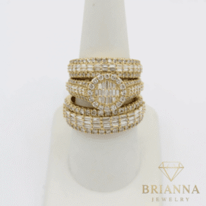 14K VS 💎 Trio Set Diamond Rings – Brianna Jewelry joya brianna jewelry
