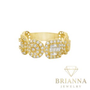 14K Men Baguette CZ Ring – Brianna Jewelry joya brianna jewelry