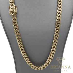 14k MIAMI Solid Cuban Chain (10.2MM – 26.5″ Inches) – Brianna Jewelry joya brianna jewelry